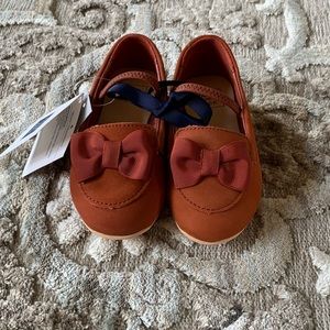Janie and Jack Girl’s Cognac Loafers